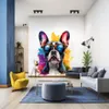 Französische Bulldogge mit Sonnenbrille – Decords Wandtattoo, Produktansicht 5 Productafbeelding-voorbeeld