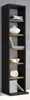 Holz CD DVD Aufbewahrung Regal Elementa Anteprima dell’immagine prodotto 3