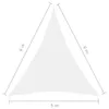 vidaXL Voile d'ombrage Oxford Tissu Triangulaire 5x6x6 m Voir les images du produit 13
