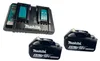 Makita Power Source Set de 2 Batteries BL1860B 6,0Ah 18V  + Voir les images du produit 10