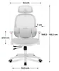 MARK ADLER Junior 6.3 Grey | Verstellbarer Drehstuhl für Produktbild-Vorschau 7