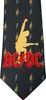 AC/DC Krawatte Herren Angus schwarz Band-Merch, Bands 100% Produktbild-Vorschau 3