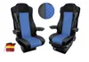 LKW Fußmatten + Sitzbezüge 1+1 Für Mercedes Actros MP4 Blau Produktbild-Vorschau 3