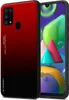 Cadorabo Hülle für Samsung Galaxy M31 in ROT - SCHWARZ Produktbild-Vorschau 1