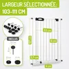 BOMI® Barrière de sécurité bébé extra haute – Sans perçage Voir les images du produit 2