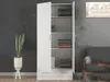 Amylya - Armoire polyvalente 2 portes, 79x170h cm blanc, un Voir les images du produit 10