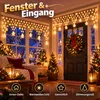 5x0,6 meter LED-lichtgordijn, kerst, sterren, lichtketting, Productafbeelding-voorbeeld 4