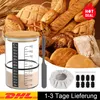 Sauerteig-Starterglas-Set 900 ml Sourdough Starter Jar Kit Produktbild-Vorschau 1