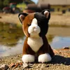 Plyšová mačka trojfarebná 18 Cm Eco-f. Náhľad obrázku produktu 5