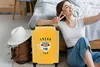 MuchoWow® Koffer Handgepäck Trolley Rollkoffer Kleine Produktbild-Vorschau 2