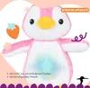 Pingouin Doudou aide bébé à s'endormir avec lumière Voir les images du produit 1