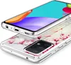 A clear, professional product shot of a phone case with a floral pattern, placed on a white background. Produktbild-Vorschau