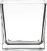 Vase en verre Cubic clair Carré 10 x10 x 10cm Voir les images du produit 1