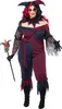 Costume da clown psicopatico da donna per Halloween Anteprima dell’immagine prodotto 2