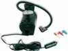 A black car tire inflator with a pressure gauge and accessories on a white background. Náhled obrázku produktu