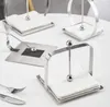 13,4 x12 x 13,4cm Serviettenhalter aus Edelstahl | Produktbild-Vorschau 5