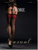 Weitere Strümpfe mit roter Manschette und Naht Schwarz 3 Produktbild-Vorschau 2