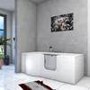Seniorenwanne mit Tür S12-TH-R Badewanne 85x170cm Produktbild-Vorschau 3