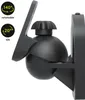 A black speaker mount is shown attached to a wall, with indicators for rotation and tilt. Podgląd zdjęcia produktu