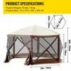 SucceBuy altánový stan, 3 x 3 m, 6stranný vyskakovací Náhled obrázku produktu 7