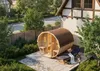FinnTherm Fass-Sauna Sam, Aussensauna Fichte unbehandelt, Produktbild-Vorschau 7