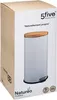 5Five Mulleimer/Treteimer Bambus - weis - 30L - 38 x 29 x Produktbild-Vorschau 8