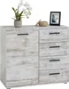 Kommode Sideboard Schrank CHICAGO Shabby Chic, mit Tür und Produktbild-Vorschau 1
