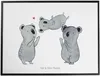Mr. & Mrs. Panda schreibtischunterlage Koalas Feiern - Weiß Produktbild-Vorschau 1