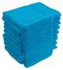Waschhandschuhe Waschlappen 10er Set Türkis Blau 100 % Produktbild-Vorschau 1