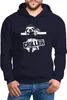 Hoodie Herren Faultier Born Chiller Sloth Kapuzen-Pullover Produktbild-Vorschau 2