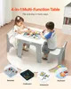 VEVOR Kindertisch 597x597x495 mm, 4-in-1-Aktivitätstisch & Produktbild-Vorschau 2