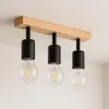 MasterLED Deckenstrahler - E27, 3-flammig, Schwarz, Holz, Produktbild-Vorschau 8