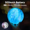 Minicee LED Mondlampe 18 cm mit 16 Farben und Fernbedienung Produktbild-Vorschau 2