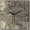 Coloray Uhr auf Leinwand 30x30 cm Wand Uhr Dekoration Produktbild-Vorschau 1