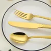 Omgoods – 30-teiliges Besteckset aus Edelstahl in Goldfarbe Produktbild-Vorschau 4