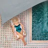 Relaxdays slnečná plachta, obdĺžniková, 3 x 4 m, HDPE Náhľad obrázku produktu 3
