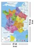Carte De France 2017 Poster Karte von Frankreich 2017 61 x Produktbild-Vorschau 5