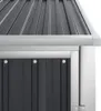 vidaXL Gerätehaus Anthrazit 88x89x161 cm Verzinkter Stahl Produktbild-Vorschau 5