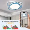 LED Deckenlampe Kinderzimmer  54W Blau Deckenleuchte Produktbild-Vorschau 3