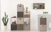 5five Simply Smart Regal Mix N Modul 3x1, houtfineer, wit, Productafbeelding-voorbeeld 2