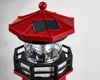 Solar LED Leuchtturm 27 cm rot-weiß mit rotierendem Licht Produktbild-Vorschau 13