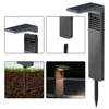 Collage showing solar pathway lights, their assembly, installation in soil, and illuminated at night. Náhľad obrázku produktu