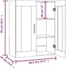 vidaXL Nástěnná skříňka bílá 69,5x34x90 cm Náhled obrázku produktu 8