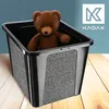 Contenitore in plastica KADAX da 30 l con coperchio, nero, Anteprima dell’immagine prodotto 2