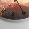 Wanduhr - Rund - Glasuhr - Mann Berg Freiheit - 40x40cm - Produktbild-Vorschau 5