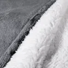 Grauer TV-Poncho mit Kapuze - Pelzbesatz, warm, lange Produktbild-Vorschau 2
