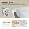 EMKE Hänge-WC spülrandlos Keramik Wassersparend Wandmontage Produktbild-Vorschau 6