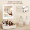 Schminkspiegel mit Beleuchtung wiederaufladbar 180°Drehbar Produktbild-Vorschau 6
