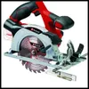 Einhell TE-CS 18/150 Li - Solo 15 cm Schwarz, Rot 4200 Produktbild-Vorschau 4