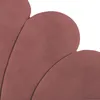 A close-up view of a rose-colored upholstered headboard with a scalloped design. Náhľad obrázku produktu